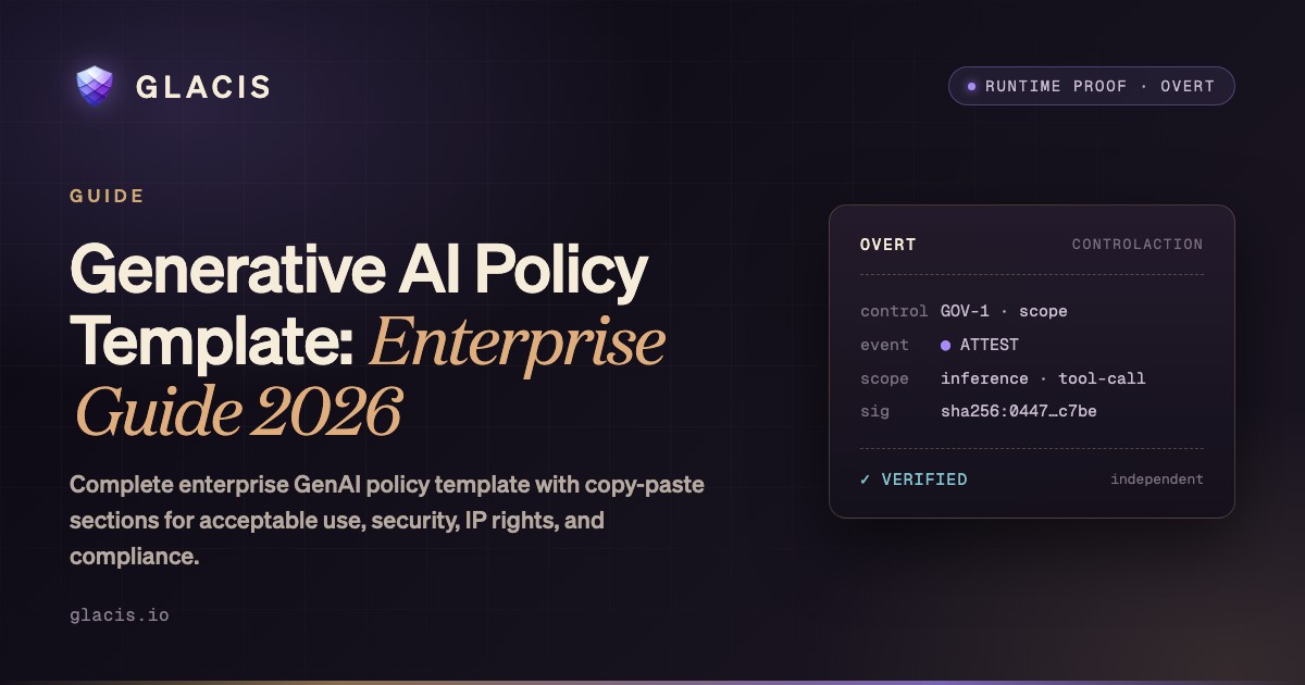 Generative AI Policy Template for Enterprises — GLACIS
